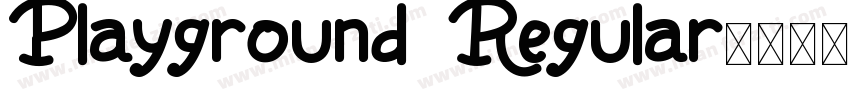 Playground Regular字体转换